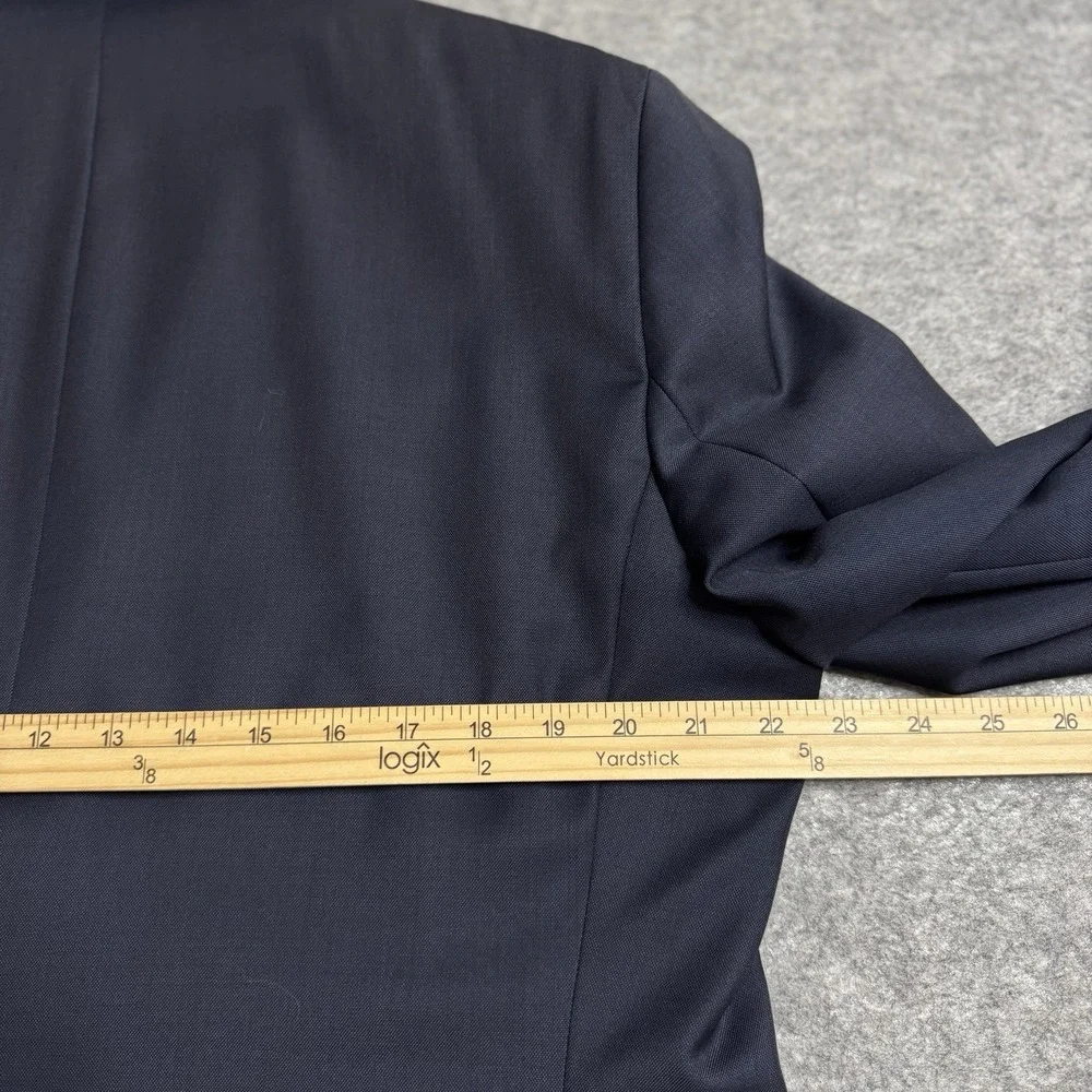 Ted Baker Suit 44R Blue Blazer Jacket Trouser Pants 37x29 2 Piece *flaw